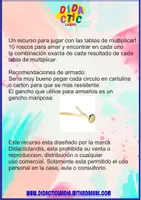 Vista previa - Juegos / Gamificación - Roscos de las tablas de multiplicar - página 2