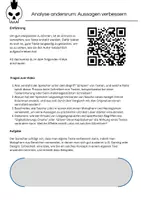 Vorschau - Arbeitsblätter - Textanalyse: Unterrichtseinheit, Texte, Arbeitsblätter - Deckblatt