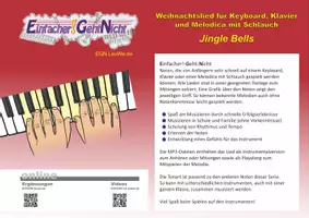 Vorschau - Anderer Materialtyp - Weihnachtslied für Keyboard, Klavier, und Melodica mit Schlauch - Jingle Bells - Deckblatt
