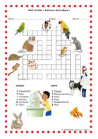 Vorschau - Arbeitsblätter - Animaux domestiques - Mots Croisés - Kreuzworträtsel Haustiere auf Französisch - Seite 2