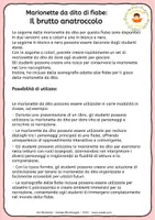 anteprima - Materiale per pittura e bricolage - Il brutto anatroccolo - Pupazzi dito - Marionetta - Favola - Pagina 1