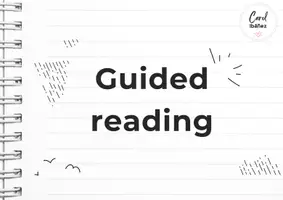 Vista previa - Hojas de trabajo - Guided reading workbook - Portada