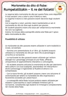 anteprima - Materiale per pittura e bricolage - Rumpelstiltskin il re dei folletti - Pupazzi dito - Marionetta - Favola - Pagina 1