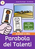 anteprima - Materiale per pittura e bricolage - Parabola dei talenti - Pupazzi a dito delle storie bibliche - Pagina di copertina