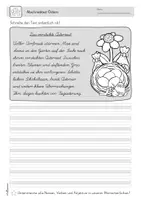 Vorschau - Arbeitsblätter - Abschreibtexte Ostern | Lateinische Ausgangsschrift (LA) | Grundschule - Seite 1