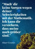 Vorschau - Poster - Zitat Albert Einstein Poster für das Mathematik Klassenzimmer - kostenlos - Deckblatt