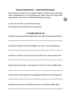 Vorschau - Arbeitsblätter - Deutsch Klassenarbeit Rechtschreibstrategien Klasse 5 - Deckblatt
