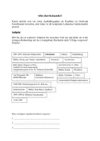 Vorschau - Arbeitsblätter - Bastelbogen zum tabellarischen Lebenslauf - Deckblatt