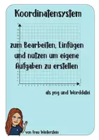 Vorschau - selbst erstellte Cliparts/Grafiken - Koordinatensystem zum Einfügen für Dich - Deckblatt