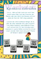 Vorschau - Stationenlernen - Kreatives Schreiben Übungen Schreibwerkstatt Schreibplan - Seite 2