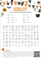 Aperçu - Jeux - Cahier d'activités d'Halloween (6 - 8 ans) - Page 1