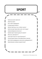 Vorschau - Arbeitsblätter - A2 Konversation Thema Sport - Seite 2