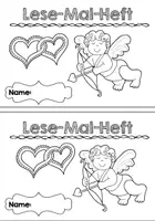 Vorschau - Arbeitsblätter - Lese-Mal-Heft (Valentinstag) - Seite 2
