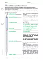 Vorschau - Arbeitsblätter - Aufbau und Bedienung des Federkraftmessers - Seite 3