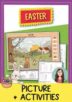 Vorschau - Arbeitsblätter - Easter I spy - Übungen für die Grundschule (Englisch) - Deckblatt