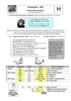 Vorschau - Arbeitsblätter - How to ask questions - Hedgehog (4 Arbeitsblätter mit Lösungen) - Deckblatt