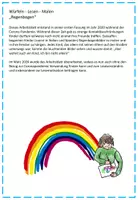 Vorschau - Arbeitsblätter - Würfeln-Lesen-Malen "Regenbogen" - Seite 1