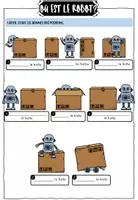 Vorschau - Arbeitsblätter - FRZ Prépositions de lieu (dans, sur, derrière etc.) Übersicht - Seite 1