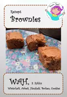 Vorschau - Arbeitsblätter - Rezept Brownies - Deckblatt