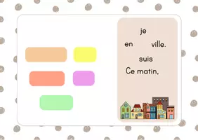 Vista previa - Juegos / Gamificación - J' ecris des phrases - sons et mots outils niv 2 - página 3