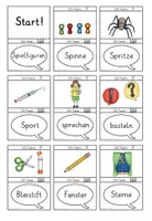Vorschau - Spiele - Lesespiel Buchstabe St/st und Sp/sp - Seite 1