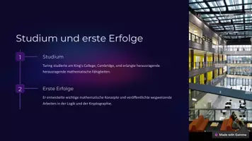 Vorschau - Präsentationen/Tafelbilder - Kindheit und Jugend von Alan Turing - Seite 2