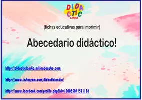Vista previa - Juegos / Gamificación - ABECEDARIO DIDÁCTICO - página 1