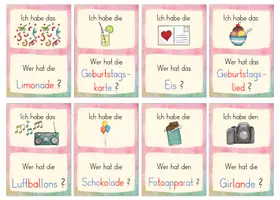 Vorschau - Spiele - FREEBIE - 1./2.Klasse: Lesespiel zum Thema Geburtstag - Seite 3