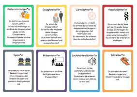 Vorschau - Bildkarten - 8 Rollenkarten für die Gruppenarbeit (Vorder- & Rückseite) - Seite 2