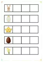Vorschau - Fördermaterial/Inklusion - Klettmappe Ostern| kostenlos - Deckblatt