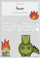 Vorschau - Anderer Materialtyp - Fantasiereise Thema Feuer - Deckblatt