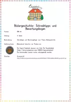 Vorschau - Arbeitsblätter - Bildergeschichte: Schreibtipps & Bewertungsbogen (Aufsatz) - Deutsch - Kl. 2/3 - Seite 1