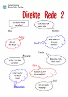 Vorschau - Arbeitsblätter - Direkte Rede - Training 1 (Formulierungen) - Seite 3