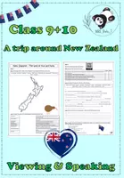 Vorschau - Stundenentwürfe - A trip around New Zealand-Digital Viewing and Speaking Practice - Deckblatt