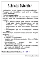 Vorschau - Mal- und Bastelvorlagen - Schnelle Ostereier - Seite 1