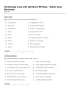 Vorschau - Arbeitsblätter - The Strange Case of Dr Jekyll and Mr Hyde - Robert Louis Stevenson (Text and Exercises) - Seite 1