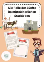 Vorschau - Arbeitsblätter - Eine Unterrichtsreihe zum Thema das Leben im Mittelalter - Seite 1
