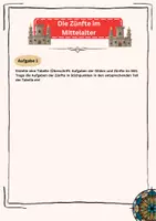 Vorschau - Arbeitsblätter - Eine Unterrichtsreihe zum Thema das Leben im Mittelalter - Seite 3