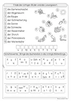 Vorschau - Arbeitsblätter - Frühling Arbeitsblätter Deutsch, Arbeitsheft - Seite 2