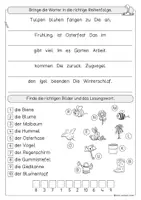 Vorschau - Arbeitsblätter - Frühling Arbeitsblätter Deutsch, Arbeitsheft - Seite 3