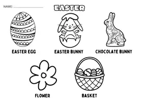 anteprima - Esercizi - Easter worksheets kindergarden - Pagina 2