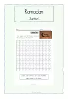 Vorschau - Arbeitsblätter - Ramadan Suchsel - Freebie - Deckblatt