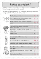 Vorschau - Arbeitsblätter - Leseübungen zum sinnentnehmenden Lesen: Richtig oder falsch? (Frühling) - Seite 3