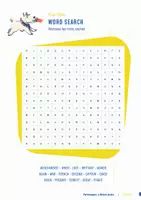 Aperçu - Feuilles d'exercices - Portzmoguer Wordsearch - Page 1
