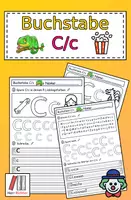 Vorschau - Arbeitsblätter - Grundschrift Einführung - Buchstabe C/c - Deckblatt
