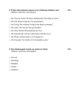 Vorschau - Arbeitsblätter - Kurztest zum Thema „Inhaltsangabe“ - Seite 1