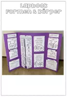 Vorschau - Arbeitsblätter - Lapbook Formen & Körper - Geometrie 2D und 3D - Seite 1