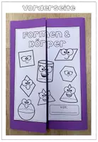 Vorschau - Arbeitsblätter - Lapbook Formen & Körper - Geometrie 2D und 3D - Seite 2