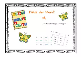 Vorschau - Spiele - Finde das Wort! - ck - Deckblatt