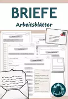 Vorschau - Arbeitsblätter - 3./4.Klasse: Arbeitsblätter Briefe schreiben - Deckblatt